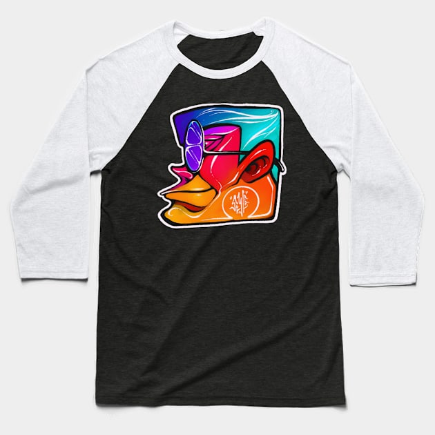 Graffiti Character Baseball T-Shirt by Graffitidesigner